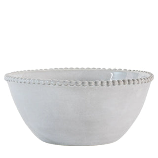 Organic Beaded Bowl White (4pk) - KC at HOME