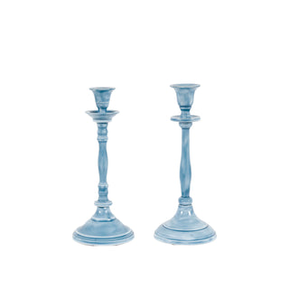 Altea Candlesticks Blue (Set of 2) - KC at HOME