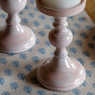 Alzira Candlesticks Pink (Set of 2) - KC at HOME