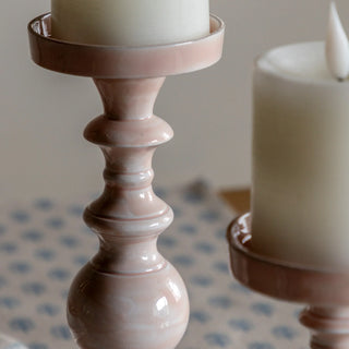 Alzira Candlesticks Pink (Set of 2) - KC at HOME