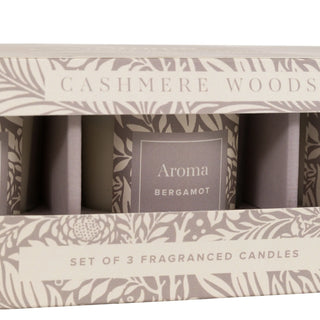Cashmere Woods Candles (Set of 3) - KC At Home