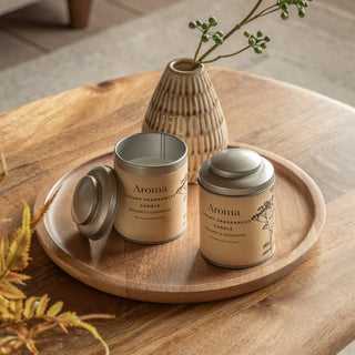 Tin Candles Bergamont & Cedarwood (Set of 2)