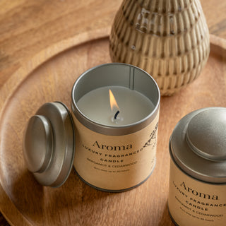 Tin Candles Bergamont & Cedarwood (Set of 2)