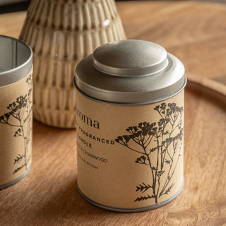 Tin Candles Bergamont & Cedarwood (Set of 2)