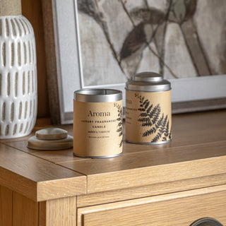 Tin Candles Amber & Tuberose (Set of 2)
