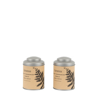 Tin Candles Amber & Tuberose (Set of 2)