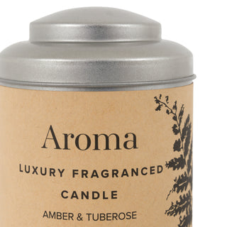 Tin Candles Amber & Tuberose (Set of 2)
