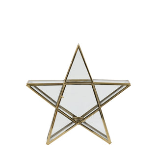 Star Tealight Holder Gold