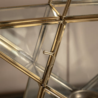 Star Tealight Holder Gold