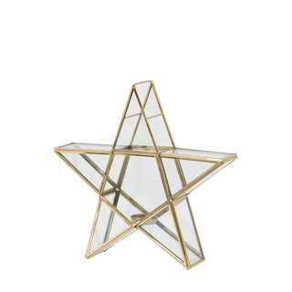 Star Tealight Holder Gold