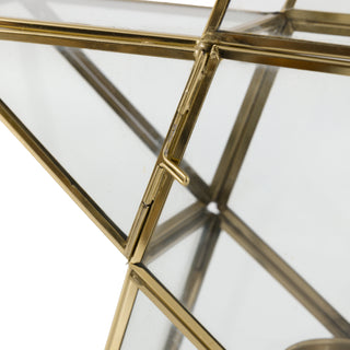 Star Tealight Holder Gold