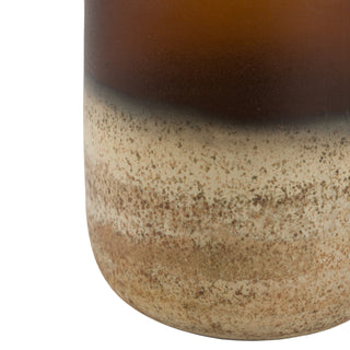 Frosted Tealight Holder Brown (Set of 2)