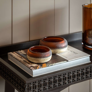 Metalic Gold Tealight Holders (Set of 2)