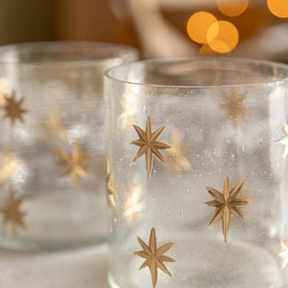 Deco Luxe Snowflake Candle Holder (Set of 2)