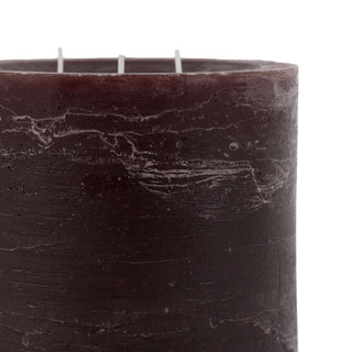 Pillar Candle Rustic Espresso