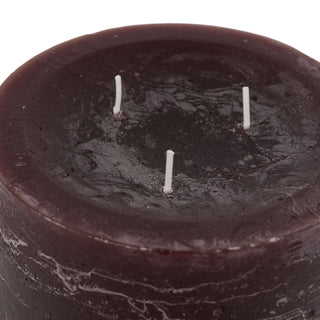 Pillar Candle Rustic Espresso
