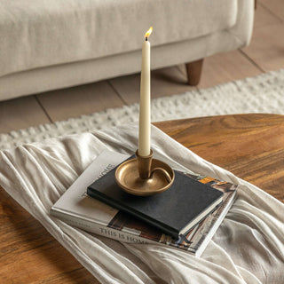 Brass Dinner Candle Holder