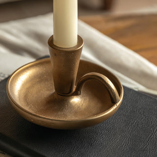 Brass Dinner Candle Holder