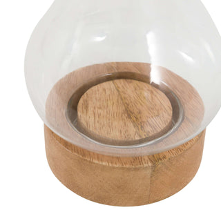 Mango Wood Tealight Candle Holder (Set of 2)