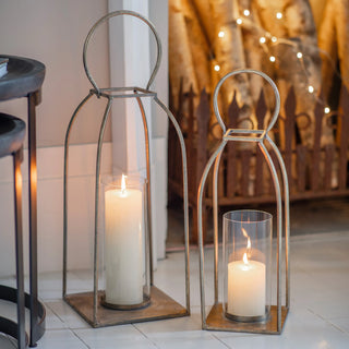 Alcora Lantern Antique Gold - KC at HOME