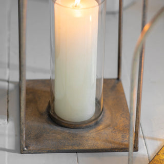 Alcora Lantern Antique Gold - KC at HOME