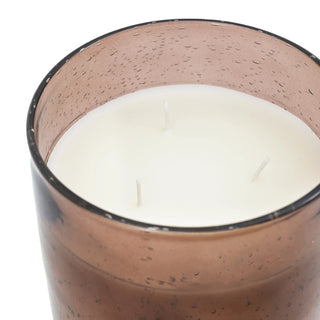 Glass Filled Candle Large Brown Pomegranate - KC at HOME
