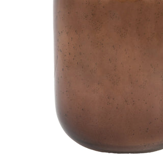 Glass Filled Candle Large Brown Pomegranate - KC at HOME