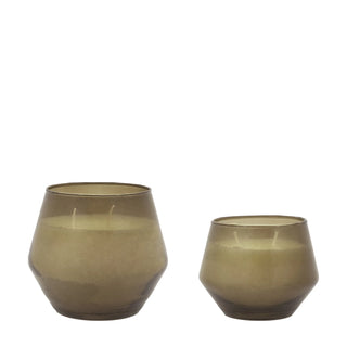 Glass Filled Candle Green Lime Basil & Mandarin (2 pack) - KC at HOME
