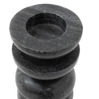 Azuaga Marble Tealight Candlestick Grey