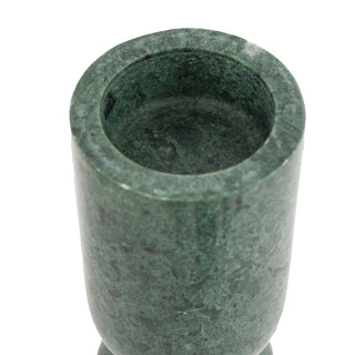 Taraza Marble Candlesticks Green (Set of 2)