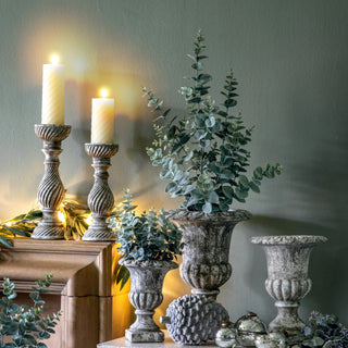 Amesbury Candlestick Aged - KC at HOME