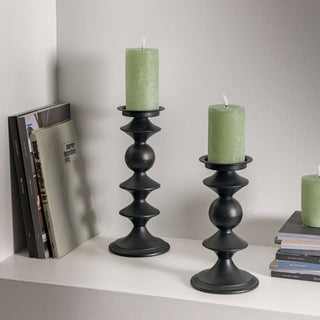 Sutton Pillar Holder Black Large