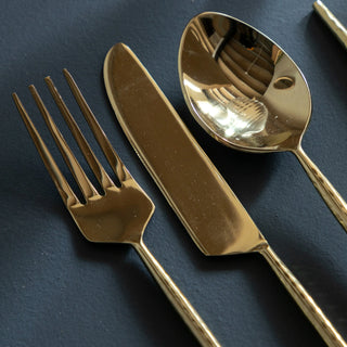 Alora Cutlery Gold Set of 16 - KC at HOME