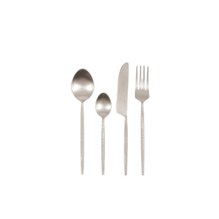 Alora Cutlery Pewter Set of 16 - KC at HOME