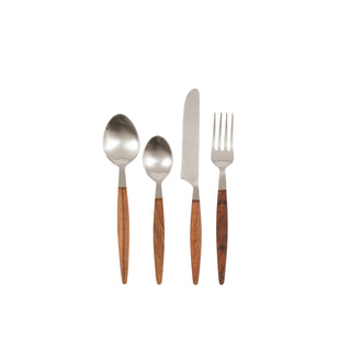 Adra Wooden Cutlery Set of 16 - KC at HOME