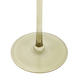 Flute Glass Smokey Green (4pk) 74x74x230mm - KC at HOME