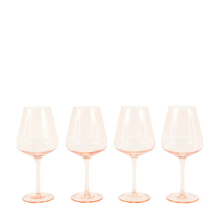 Wine Glass Amber (4pk) 94x94x210mm - KC at HOME