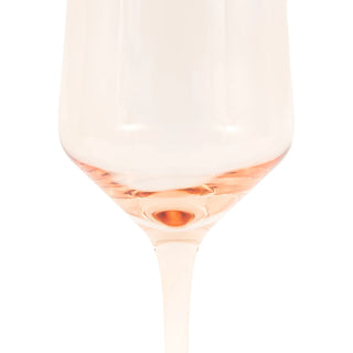 Flute Glass Amber (4pk) 74x74x230mm - KC at HOME