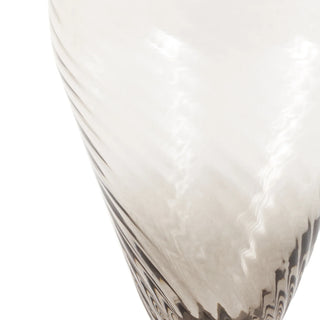 Swirl Wine Glass Smoked Grey (4pk) 92x92x145mm - KC at HOME
