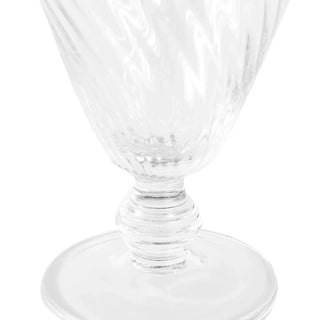 Swirl Wine Glass Clear (4pk) 92x92x145mm - KC at HOME