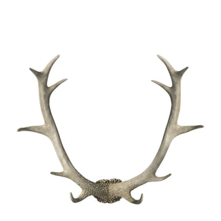 Bjorn Antler Wall Art White - KC at HOME