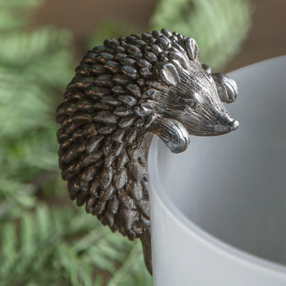 Edwin Hedgehog Pot Hanger Silver (2 pack) - KC at HOME