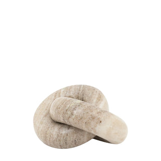 Avila Link Marble Circle Sandstone - KC at HOME