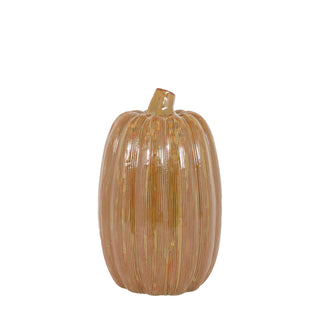 Ceramic Pumpkin Rust - KC at HOME