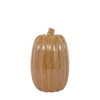 Ceramic Pumpkin Rust - KC at HOME