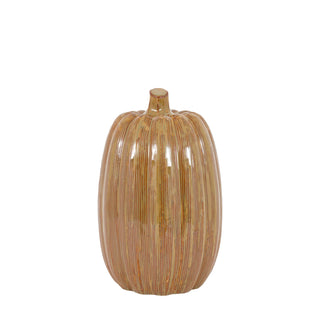 Ceramic Pumpkin Rust - KC at HOME
