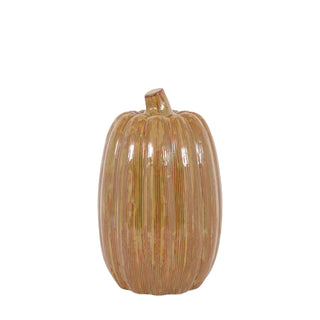 Ceramic Pumpkin Rust - KC at HOME