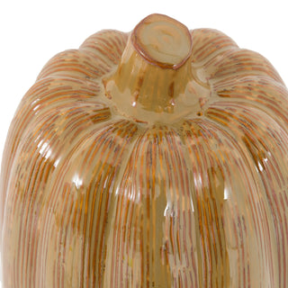 Ceramic Pumpkin Rust - KC at HOME