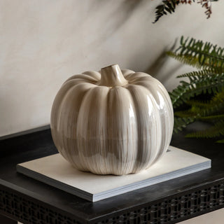 Ceramic Pumpkin Natural - KC at HOME
