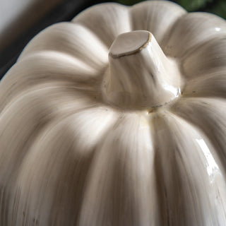 Ceramic Pumpkin Natural - KC at HOME